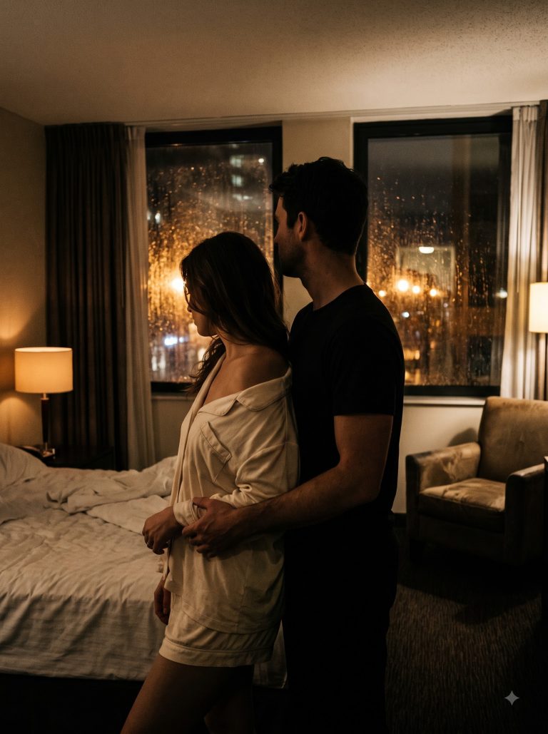 “The first time Laya Hart backed into me and whispered, ‘Stay like this,’ I was standing perfectly still in a hotel room I had paid for alone, staring at one bed like it had personally betrayed me. She was my rival — the woman who’d spent six months beating me at every professional turn. But the hotel lost her booking, a storm trapped us, and she asked me not to move. I had no idea that one whispered request would change everything.”