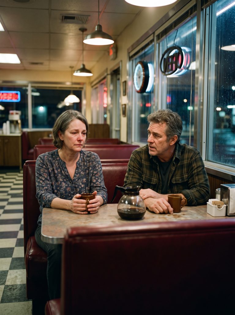 “I’m sorry I’m not what you expected,” she said, sliding into the booth across from me. She’d been set up on a blind date, just like me. Two people the world had already written off. A 56-year-old bus driver who’d buried his wife and daughter. A 53-year-old lunch lady who’d convinced herself romance was a closed door. I told her the truth about my life — the years of loss, the grandson I was raising, the way I’d stopped hoping for good things. And then she told me she’d been feeding my grandson hot lunch for two years without knowing he was mine. But that was just the beginning. Because a man with a record of running came back to town for one reason only — and I had to fight him for the only family I had left.