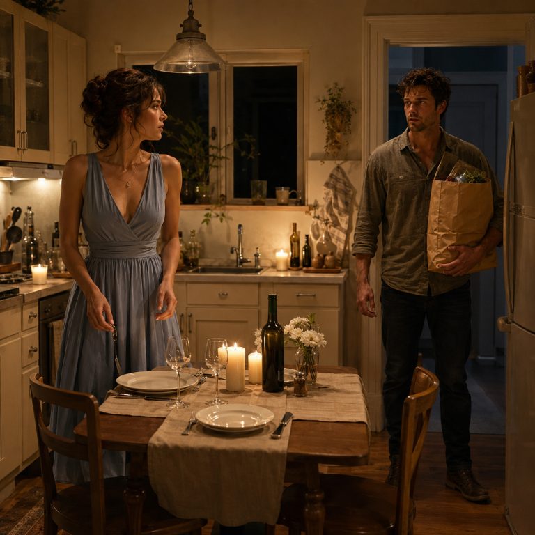“I think part of me was relieved when he canceled,” my roommate Paige whispered across the candlelit table. We’d lived together for ten months with strict rules — no dating roommates, no crossing that line. Then her date didn’t show, and she moved his plate to my seat. When she kissed me in the kitchen, I thought it was the start of everything. But the next morning, his texts kept coming — and the warning he left changed everything I thought I knew about the woman I was falling for.