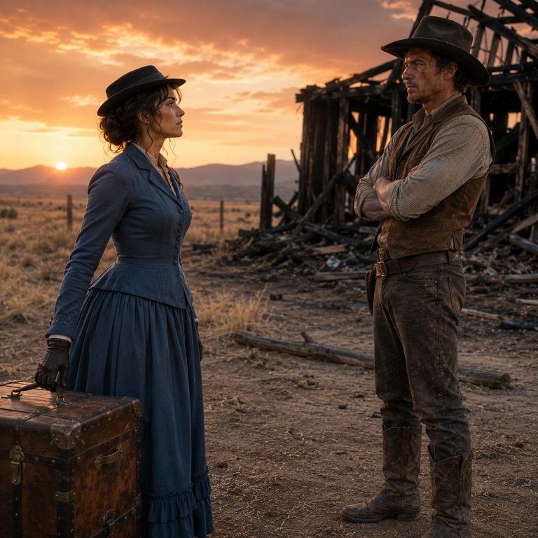 “Before the stagecoach dust had settled,” he told me, “you should go back.” I’d traveled 2,000 miles to marry a man I’d never met — and he was already sending me home. Then Charles Vain arrived with a warrant and a locked box he claimed I’d stolen. But when I opened that box, the papers inside didn’t just clear my name. They exposed a conspiracy that went all the way to the railroad baron who wanted my land… and the man I was supposed to marry.
