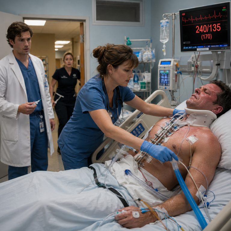 “Get out of my wing, nurse,” the veteran snarled from his hospital bed. “I need a doctor who shows up, not a babysitter.” She said nothing. She just picked up his chart and walked out. He didn’t know the quiet nurse he’d been dismissing for months had called the airstrike that saved his life — and cost him his legs. Then six days later, when the monitors screamed and the young doctor reached for the wrong syringe, a name came out of her mouth that no personnel file could explain. “Ghost,” she said. And the room went dead silent. The man who’d spent years hating a voice on a recording was finally looking at the face behind it.