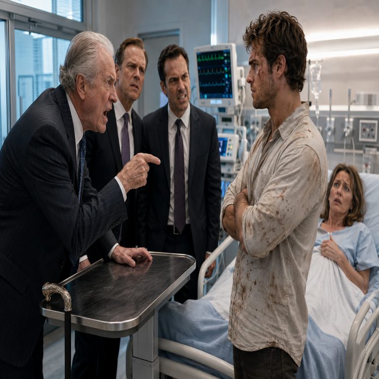 “Blood on the boardroom carpet wasn’t in Caleb’s job description. Neither was hauling his billionaire boss into his beat-up Honda Civic. But when the woman who controlled thousands of lives collapsed, she didn’t call for a doctor. She grabbed his cheap shirt collar and choked out his name. Then she did something that shocked him even more — in the emergency room, as she was fading into unconsciousness, she crossed out ‘next of kin’ and wrote his name instead. Now her board of directors is coming for him, and they know about his 7-year-old daughter.”