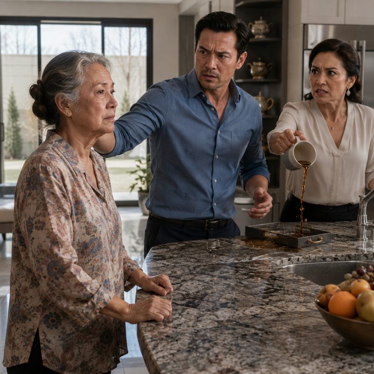 “You can live with us forever, Mom,” my son said as we stood in the half-finished kitchen of the house he’d bought with my $800,000. I was 71, a widow, and I believed him. Then one morning I told him the rest of my money was gone. His arm slid from my shoulders. The house became very quiet. He stopped asking about my day. He started charging me for groceries—and for “supervision.” When I found the assisted living brochure on my bed with a note that said “she could be settled by spring,” I realized forever had a price tag.