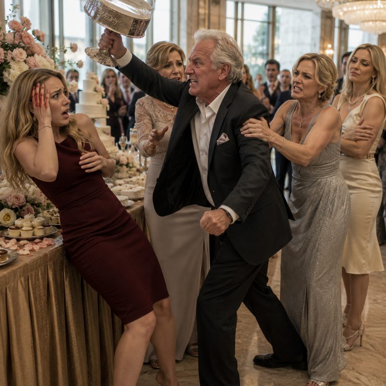 “Give me the BMW keys,” my father held out his hand right there in front of nearly 200 guests at my sister’s anniversary. I thought it was a joke until my mother touched my arm and whispered not to make a scene. Then my sister smiled — and I realized they had already decided my car was her gift. When I said no, my father grabbed the heavy cake stand and swung it at my head. But what I said next — in front of everyone — destroyed their entire perfect family image.