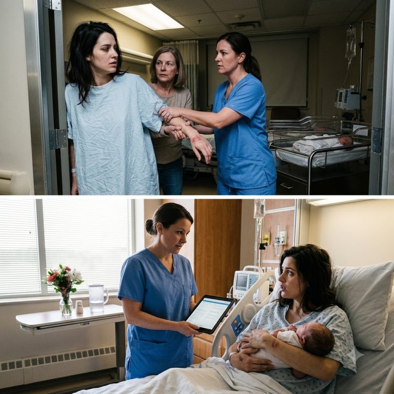 My Mother-in-Law Grabbed Me After Birth—Then the Nurse Found the Note That Saved My Baby