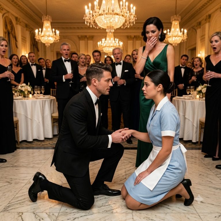 “She Was Forced to Kneel and Beg for Food—Then the Billionaire Walked In and Recognized Her”