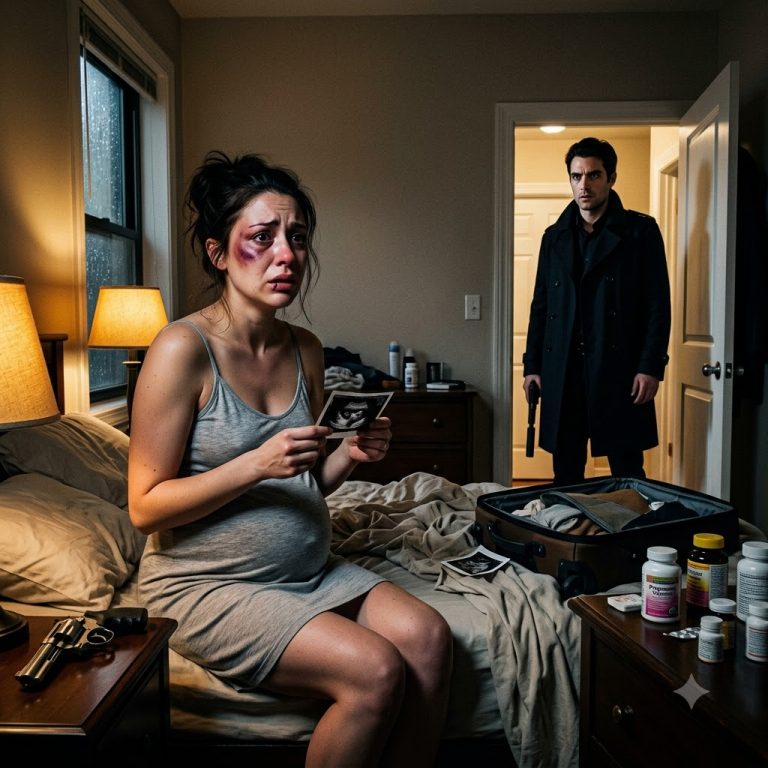 The Accountant He Trusted Was Pregnant—And the Bruises on Her Face Told a Darker Story