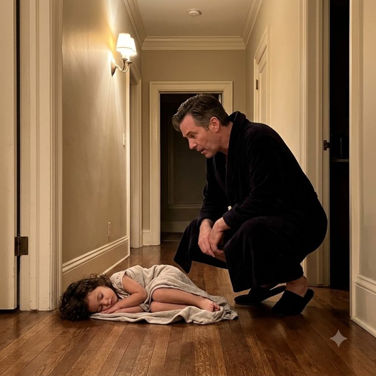 A 4-Year-Old Was Sleeping Outside His Door—Her Reason Changed Everything He Knew