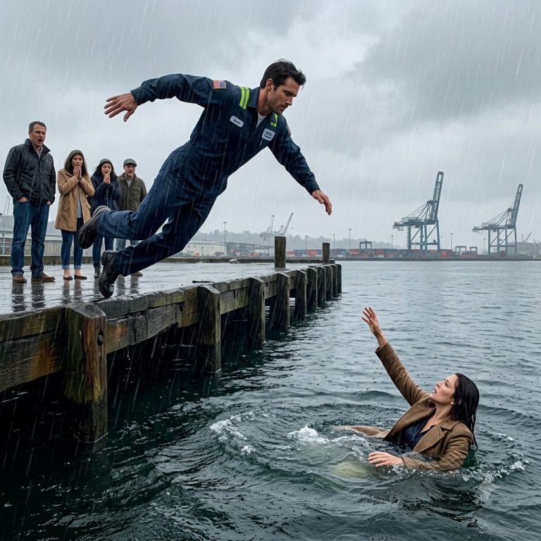 The Wealthy Businesswoman Fell Into the Pier—The Man Who Saved Her Disappeared