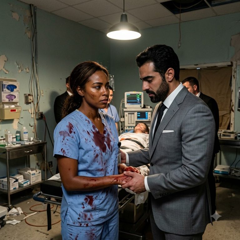A Fleet of Black SUVs Stormed the ER—Then Their Leader Walked Straight to the Nurse