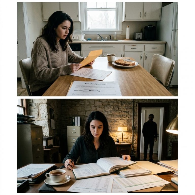 Her Stepbrother Passed Her an Envelope Like Salt—Inside Was Her Transfer Agreement