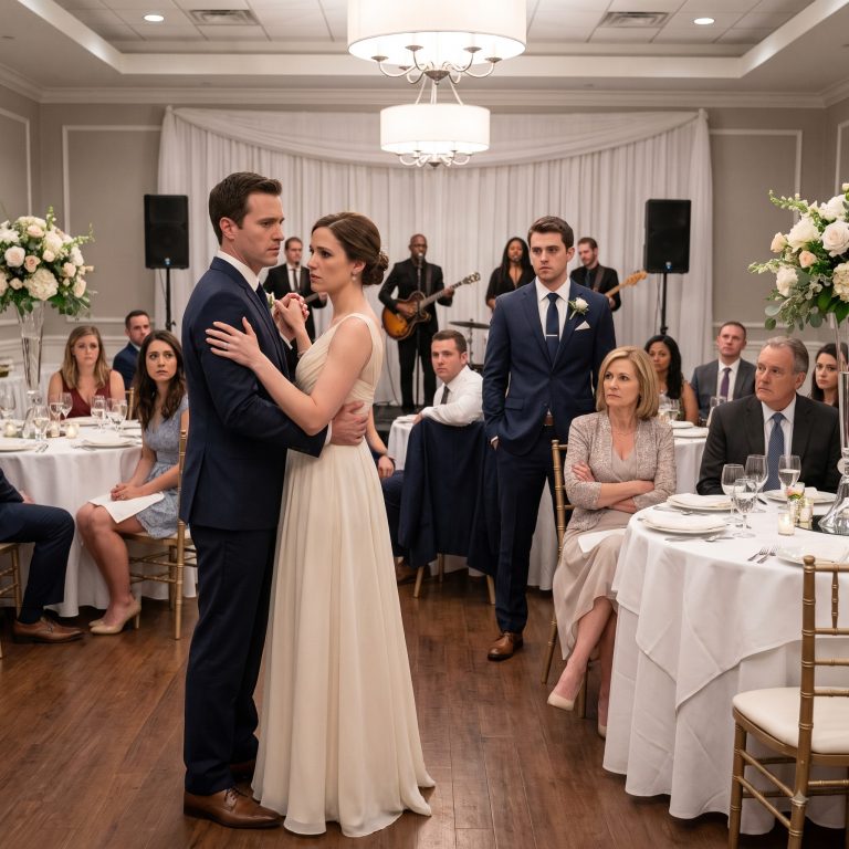My bride ran down the aisle with her childhood friend in front of 200 guests. I stood there in my rented smile and dark gray suit, watching the doors close behind them. The string quartet had stopped playing. Nobody knew where to look. Then her younger sister walked up beside me and whispered something I never expected. “Marry me instead.” I thought she was joking. She wasn’t. She said it loud enough for the microphone to catch — and in that moment, I had to decide whether to walk out through the kitchen like the defeated groom everyone expected, or accept the most reckless offer of my life. What happened next changed everything I thought I knew about love, loyalty, and the woman who’d been standing beside me all along.