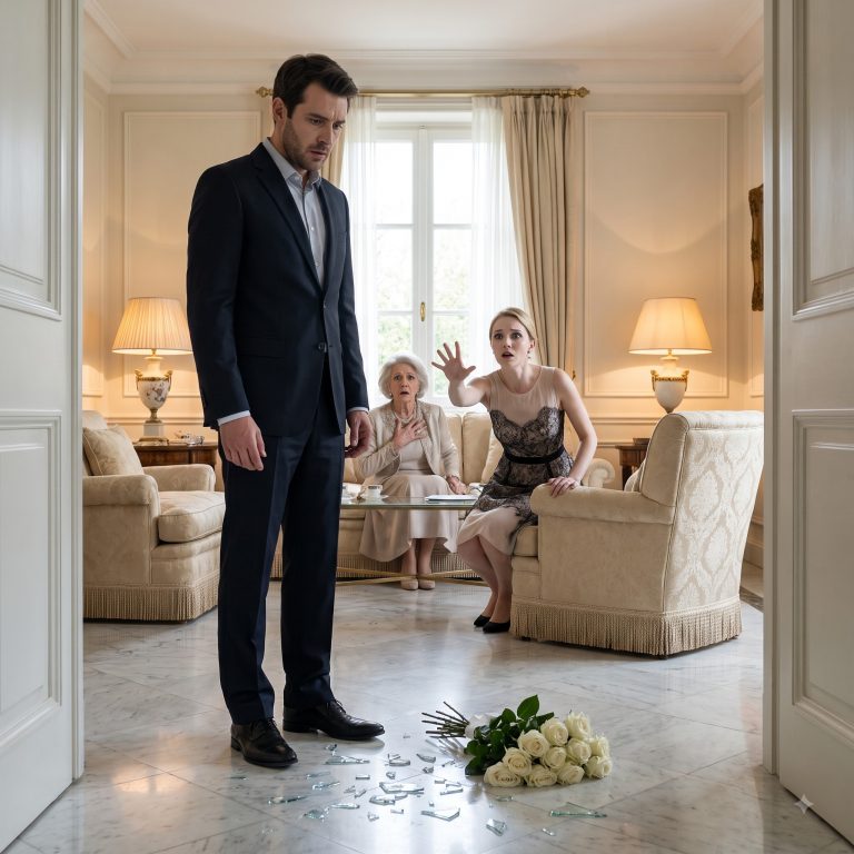 “Half of everything, Mom. Half of a billion-dollar company.” Three days before his wedding, Damian Cole heard his fiancée say those words to her mother. He’d built a tech empire from a garage, been called the man who never loses. But standing in that hallway with shattered roses at his feet, he realized the woman he loved had been planning his destruction for 18 months. Then a housekeeper who’d overheard everything stepped out of the shadows and told him the truth no one else would. What happened at that altar left 500 guests speechless — and changed two lives forever.