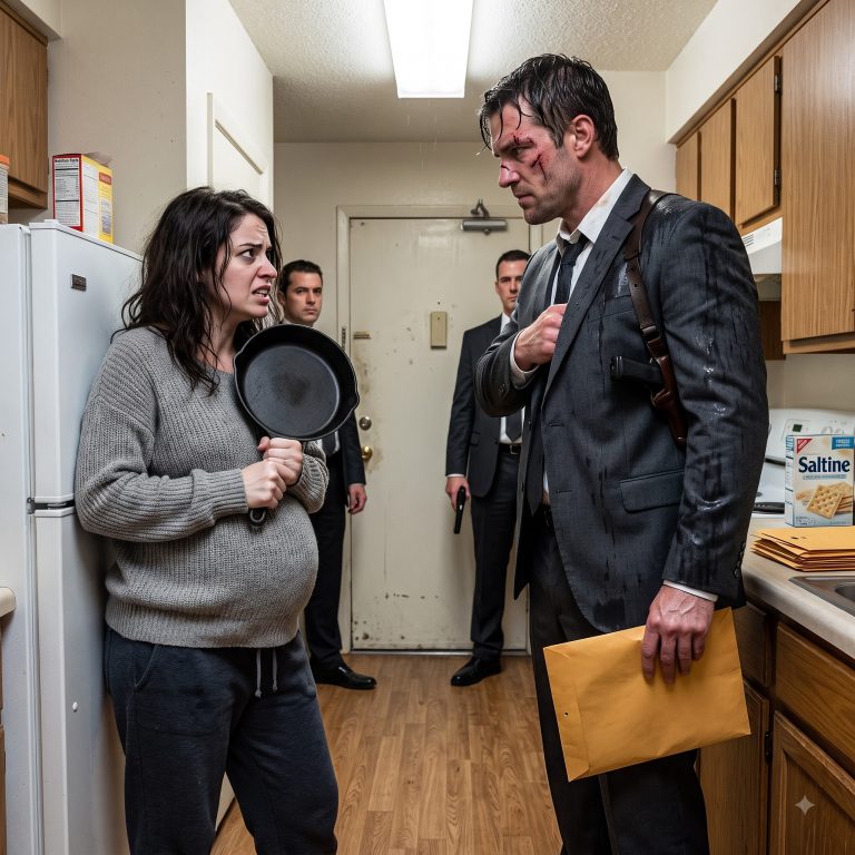“You are carrying my child,” the wounded stranger whispered, collapsing in her kitchen with a gunshot wound soaking through his three-piece suit. Norah had never seen him before in her life. She lived completely alone. But the positive pregnancy test hidden in her bathroom cabinet told a different story. Her IVF donor wasn’t a piano-playing graduate student—he was a mob boss. And his uncle had just made her a target.